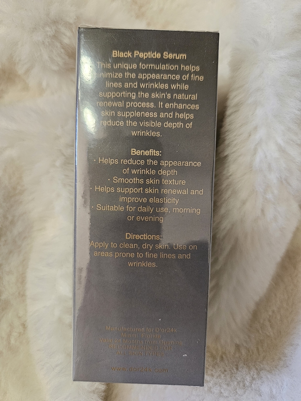 D'OR Press Black Multi Peptide Serum - New Sealed - Picture 4 of 4
